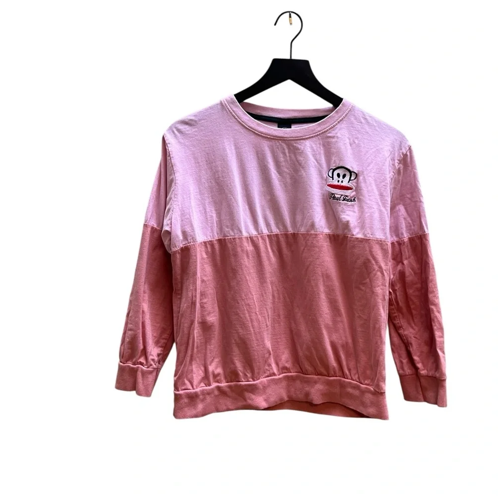 Paul Frank Pink and White Crewneck measures XS - Picture 2 of 8